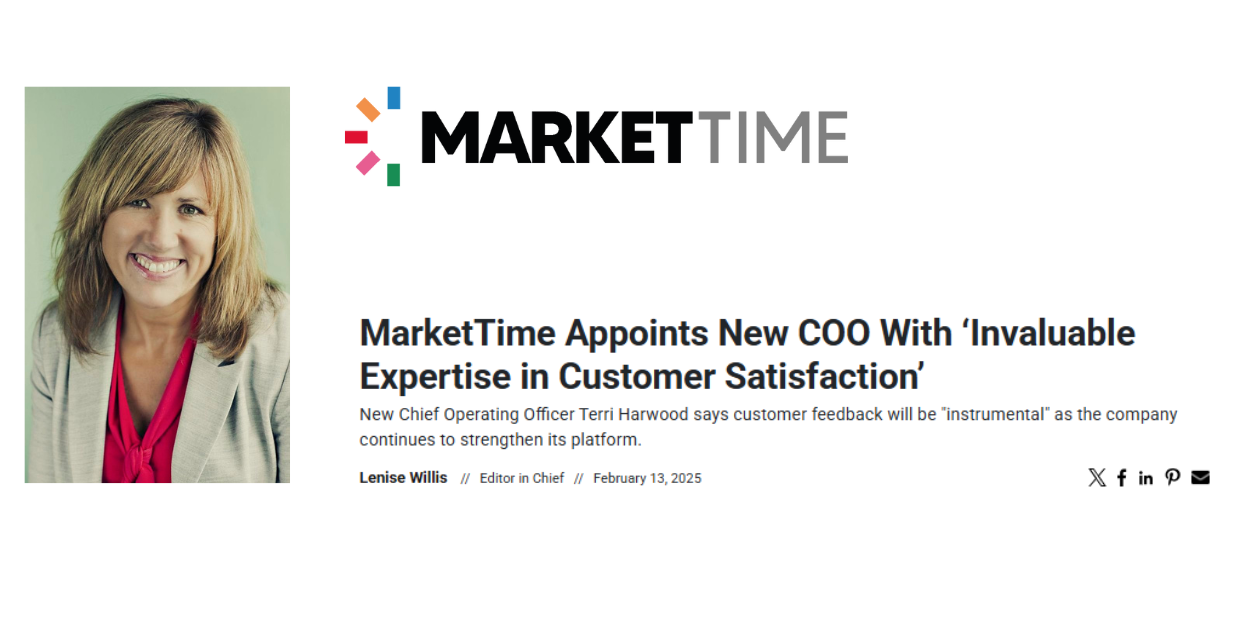 MarketTime Appoints New COO with 'Invaluable Expertise in Customer Satisfaction'